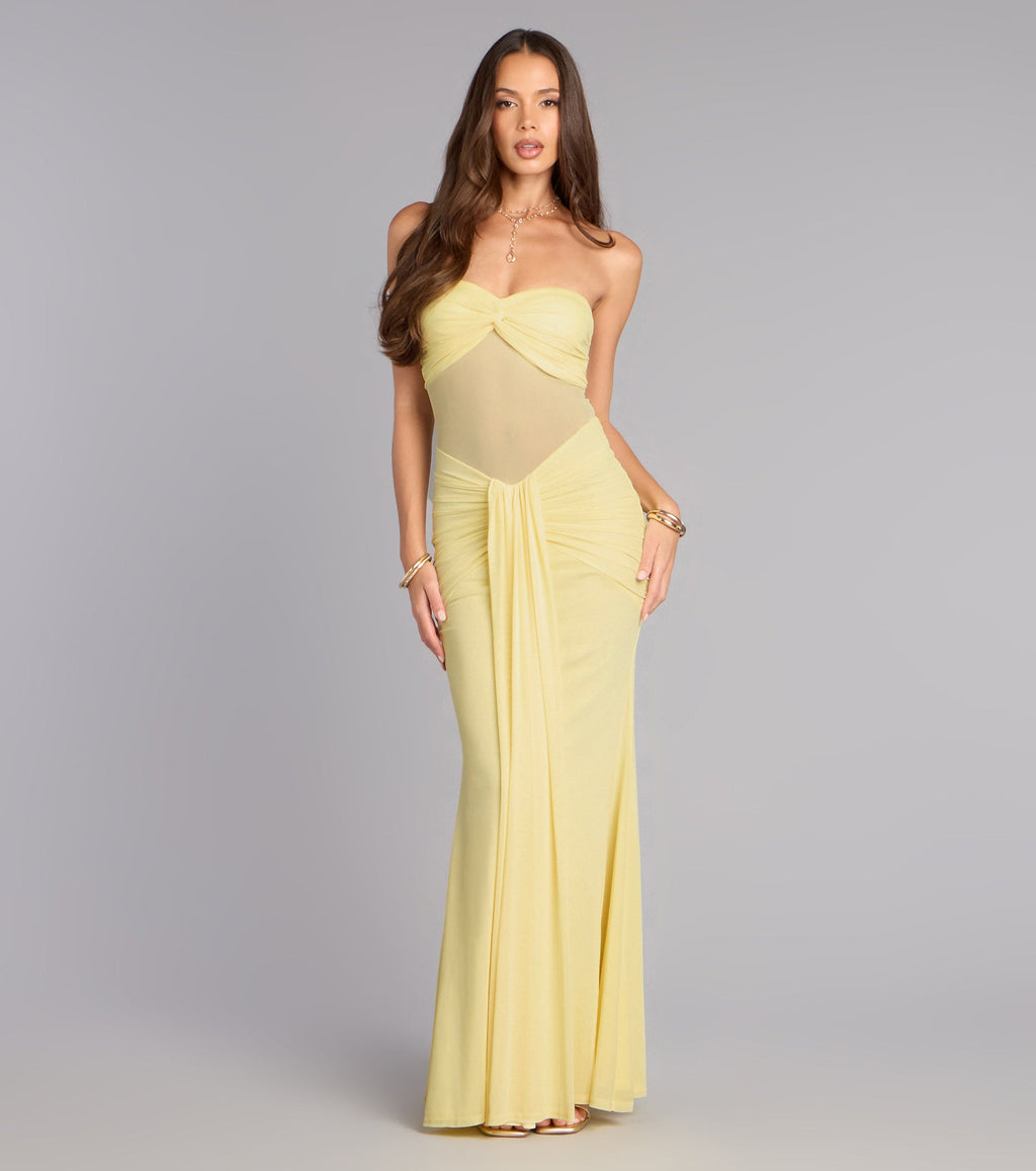 Hailey Strapless Mermaid Formal Dress