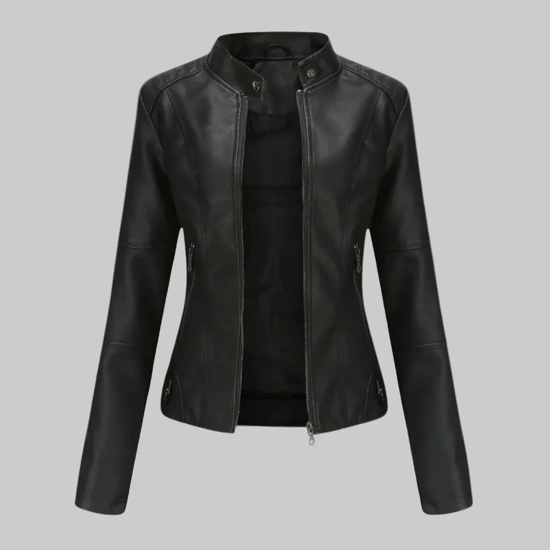 Romina | Chaqueta de Cuero Casual