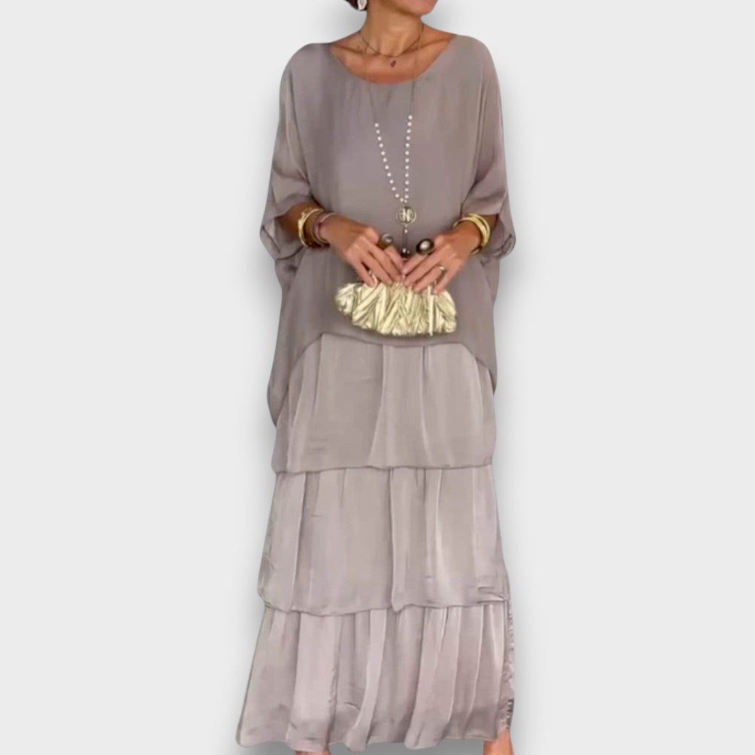 Salma- Elegante Vestido Maxi Fluido