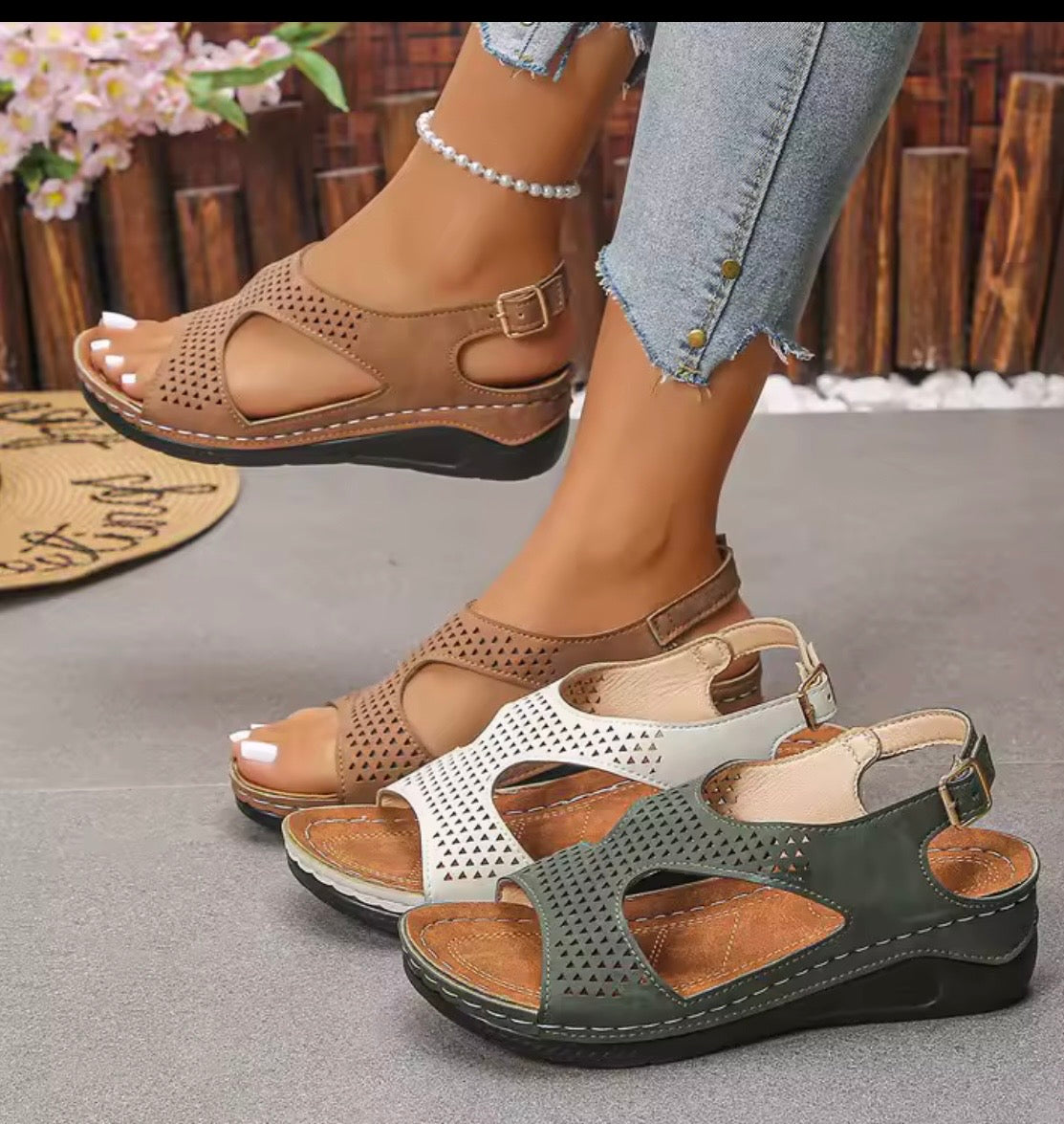 Sandalias Alvéria™ – Confort & Bienestar