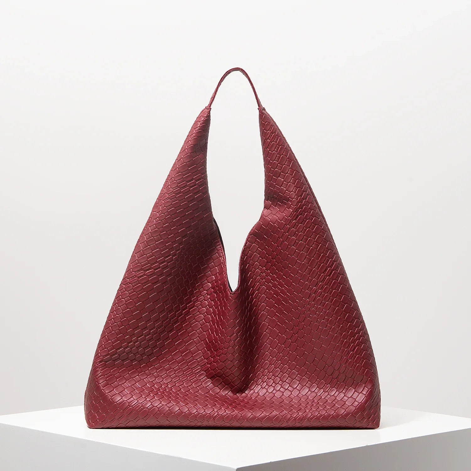 BOLSO TEJIDO CUERO LAURA