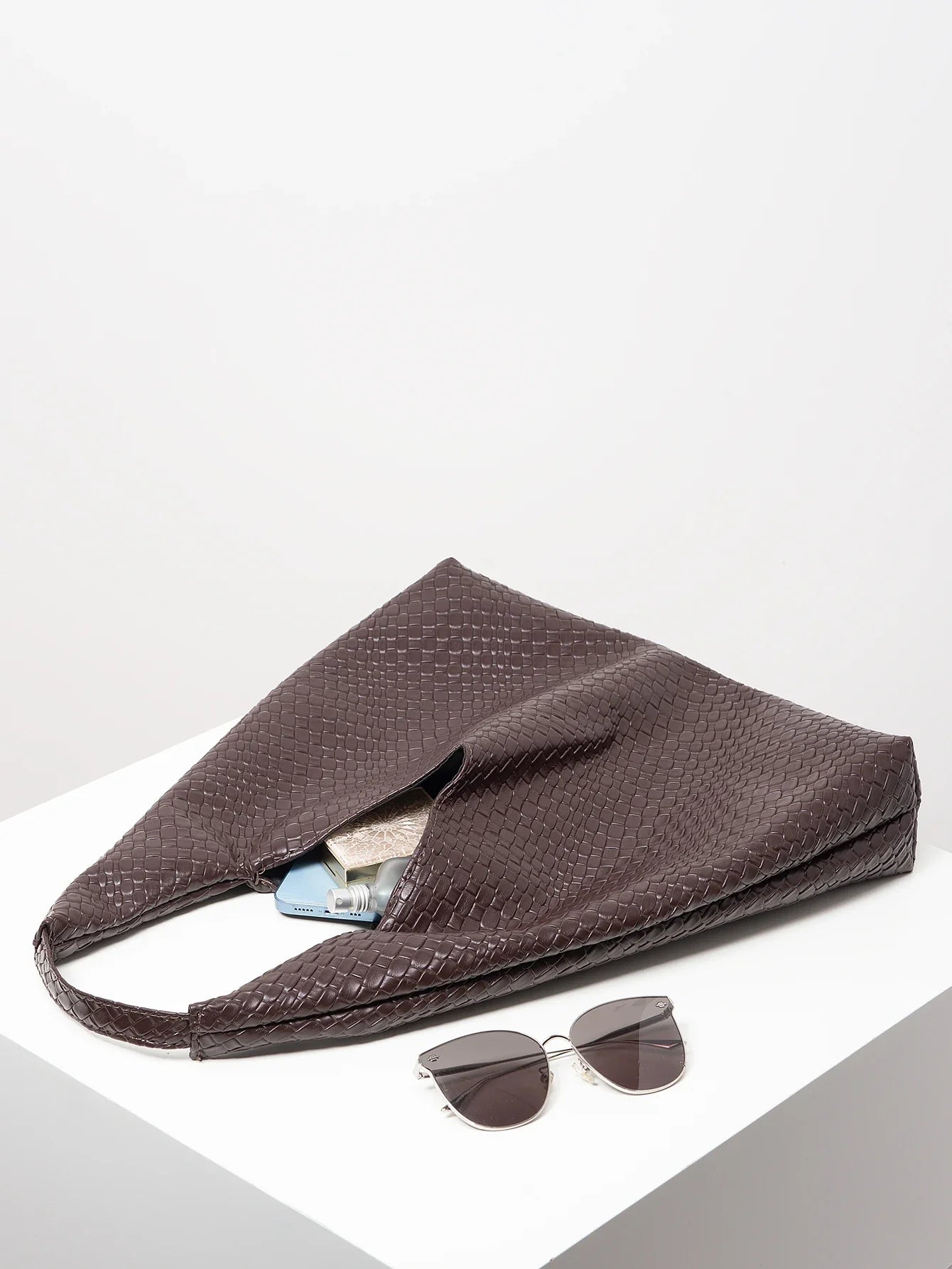 BOLSO TEJIDO CUERO LAURA