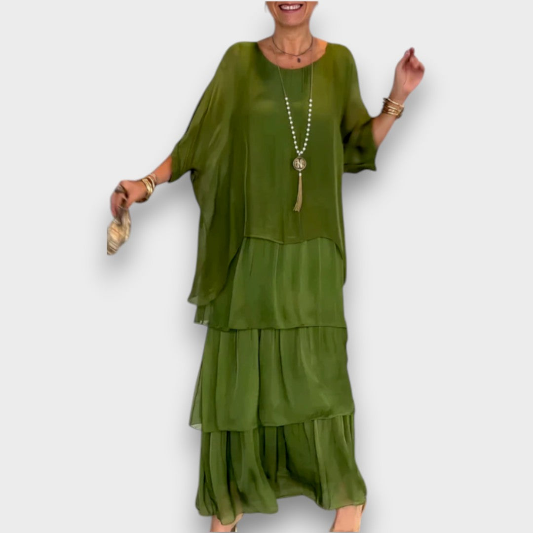 Salma- Elegante Vestido Maxi Fluido