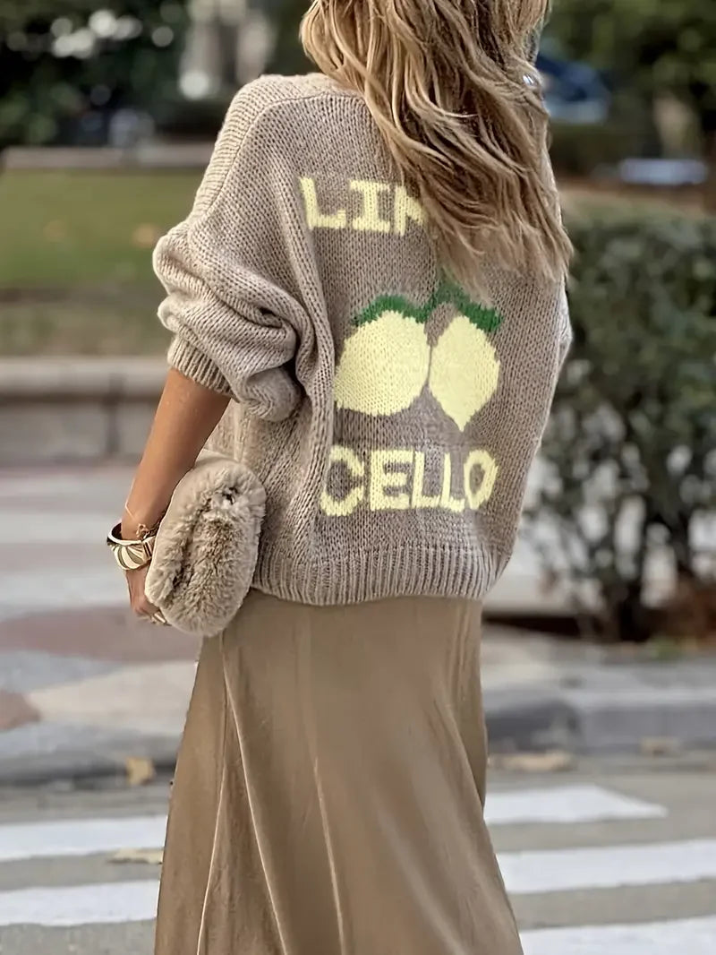 CARDIGAN MUJER LEMON
