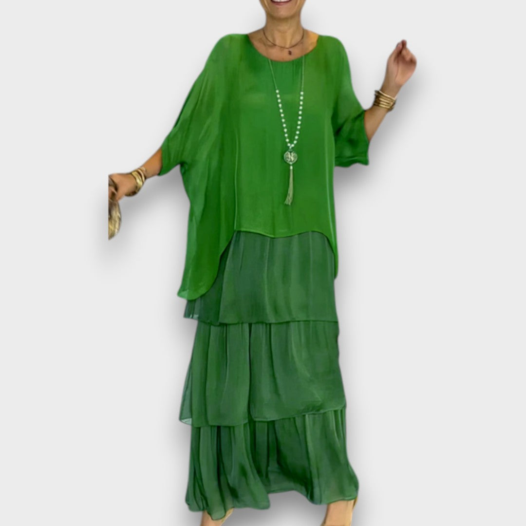 Salma- Elegante Vestido Maxi Fluido