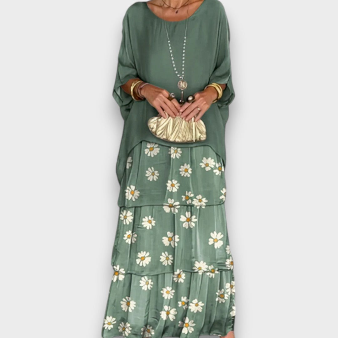 Salma- Elegante Vestido Maxi Fluido