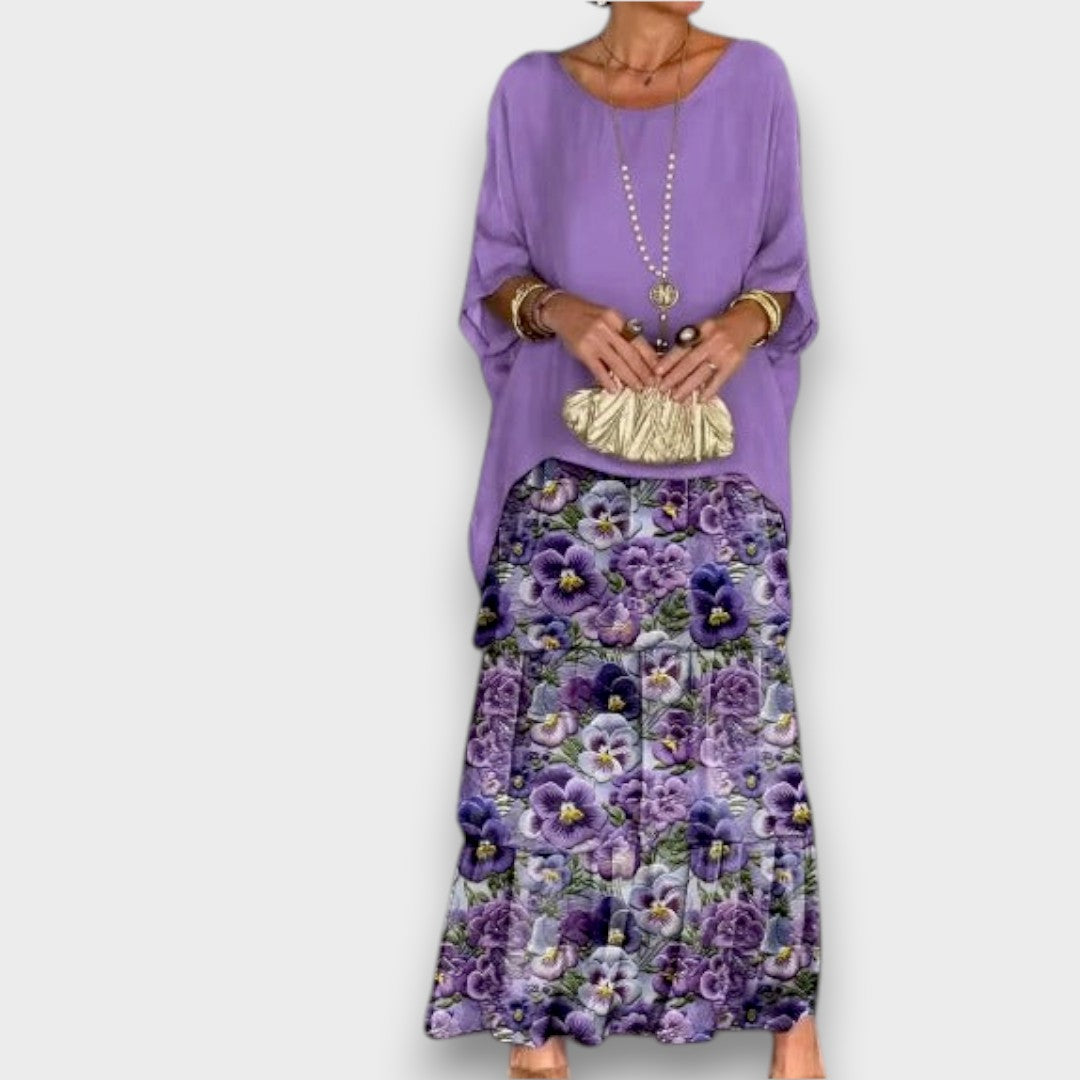 Salma- Elegante Vestido Maxi Fluido