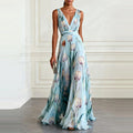 VESTIDO TULIPAN CUELLO V