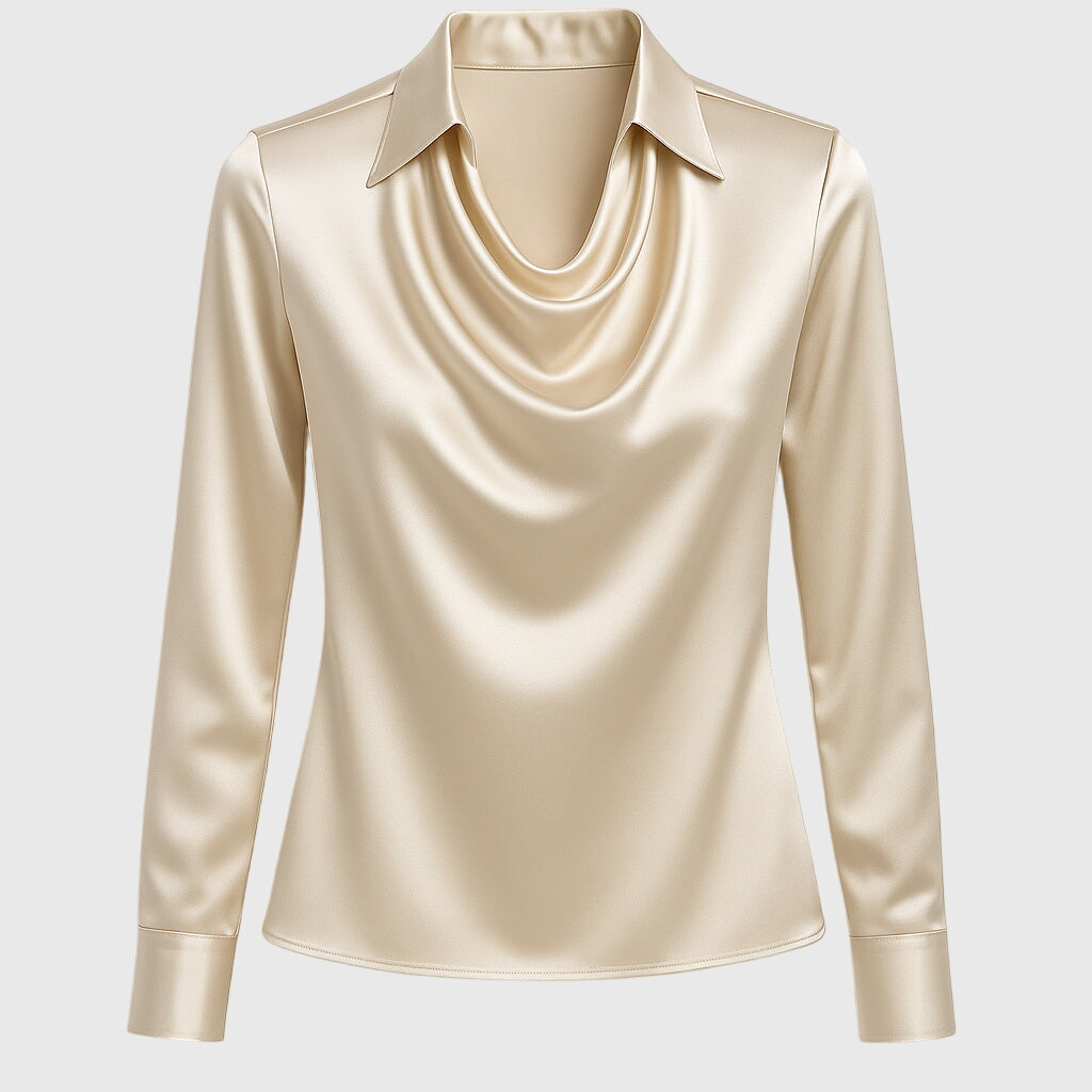 DUBAI - Blusa Satinada Elegante