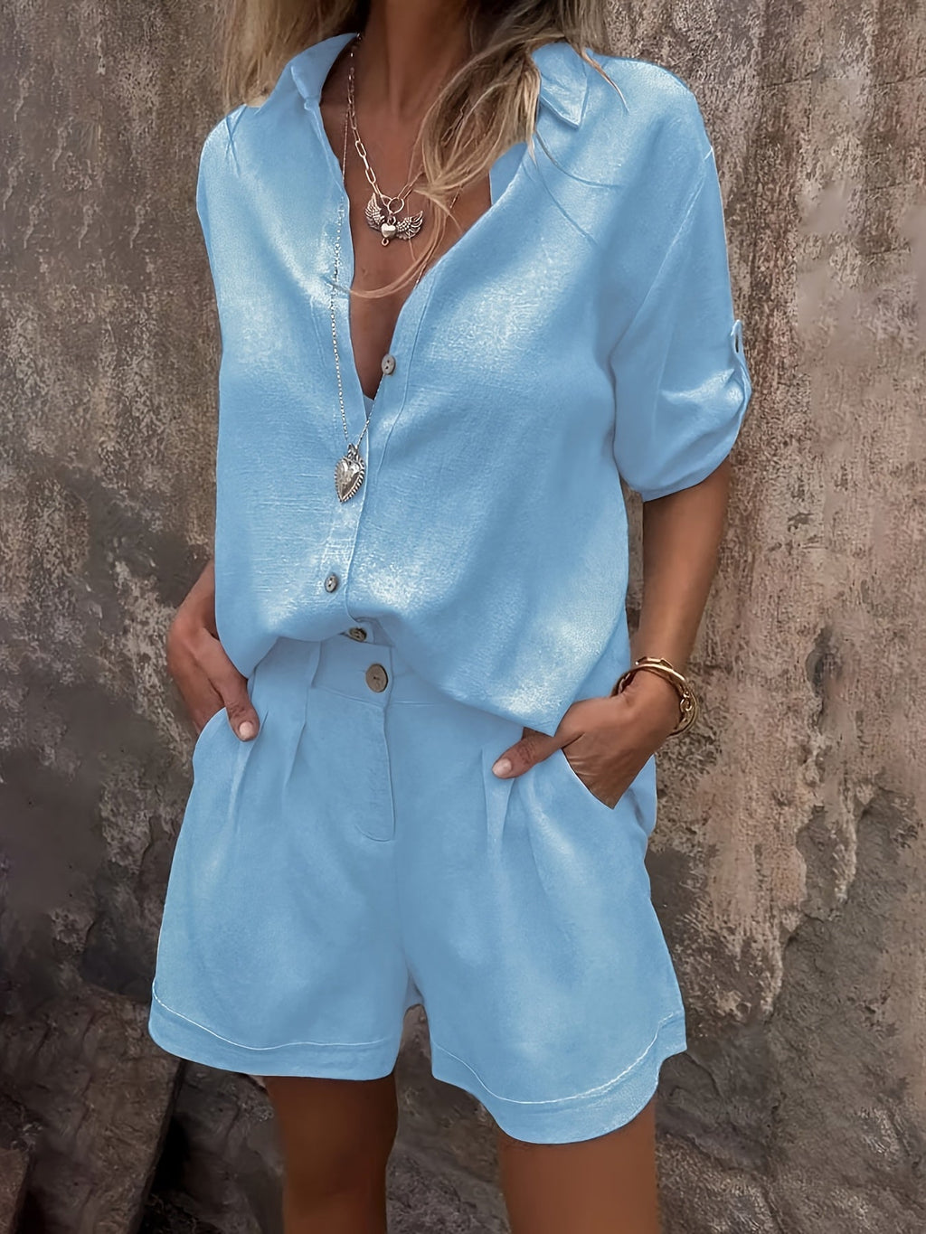 Coco | Conjunto con escote en V