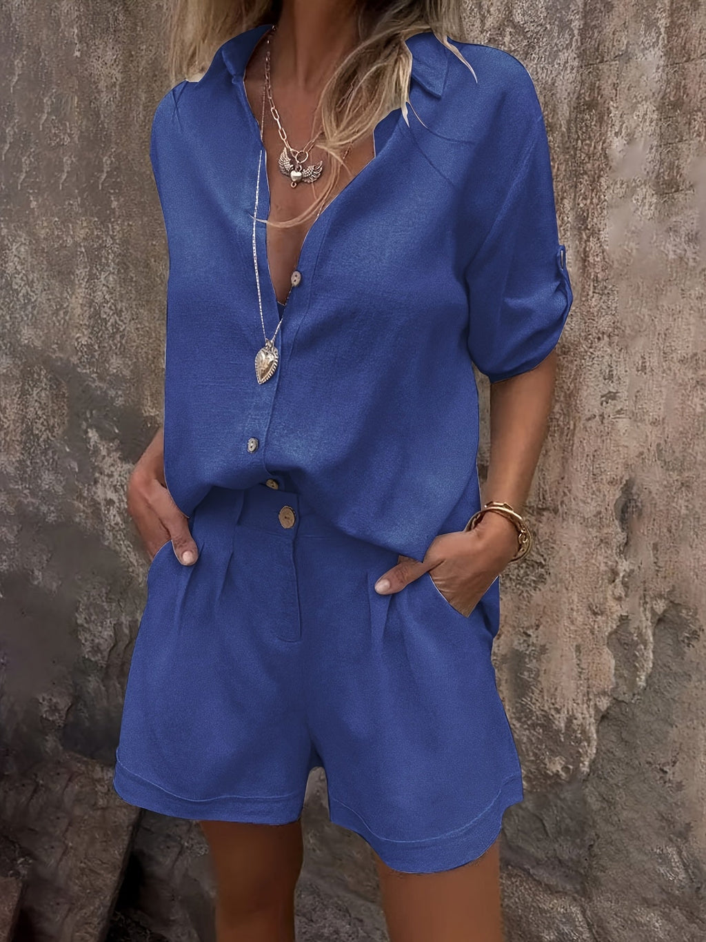 Coco | Conjunto con escote en V