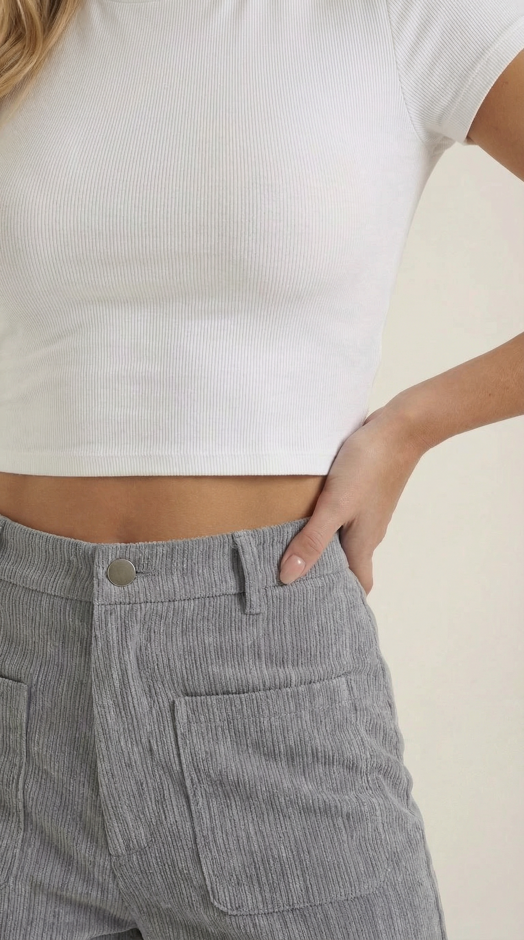 Allison | Pantalón Ancho de Pana