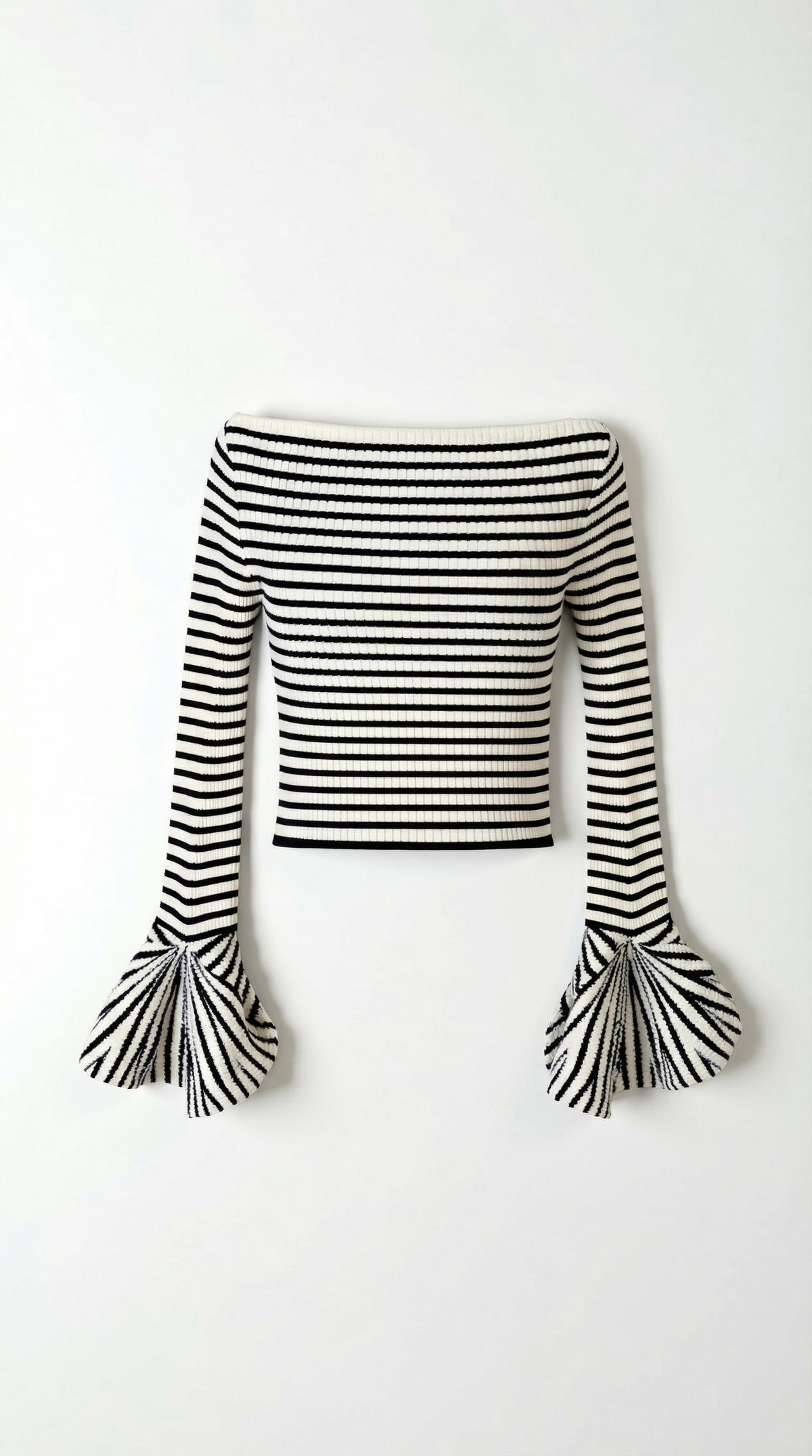 Anna | Camisa a Rayas con Mangas Abullonadas
