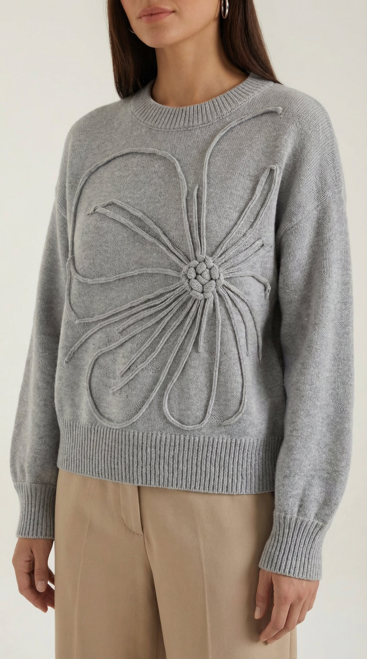 Annie | Suéter de Punto Floral